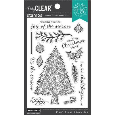 Hero Arts Stempel - Swirly Christmas Tree